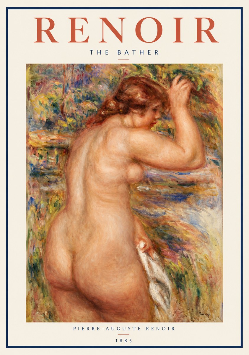 Renoir Bather No3 - Póster
