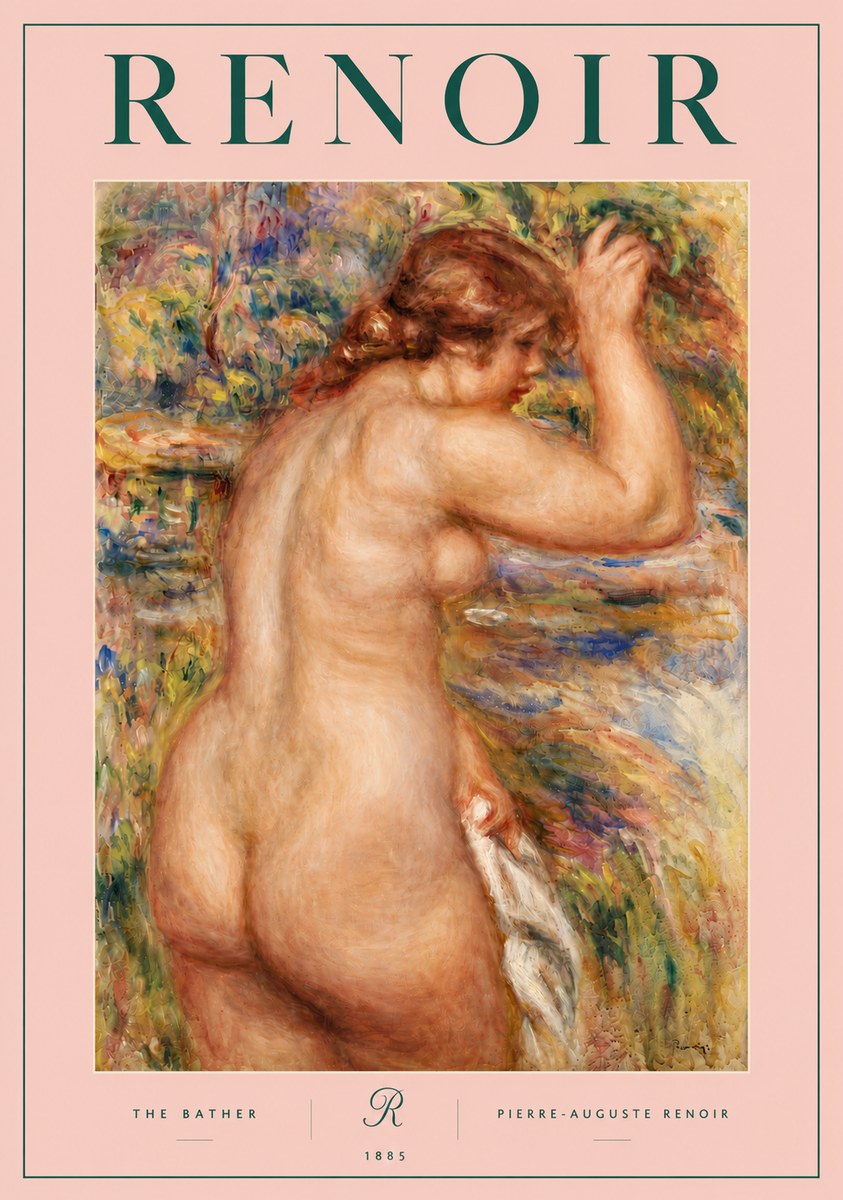 Renoir Bather No5 - Póster