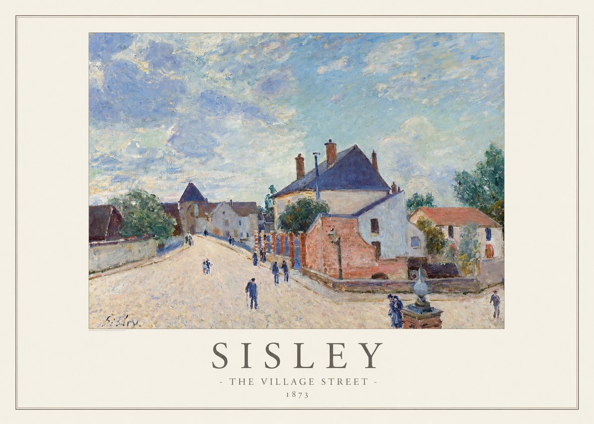 Sisley The Village Street No1 - Póster