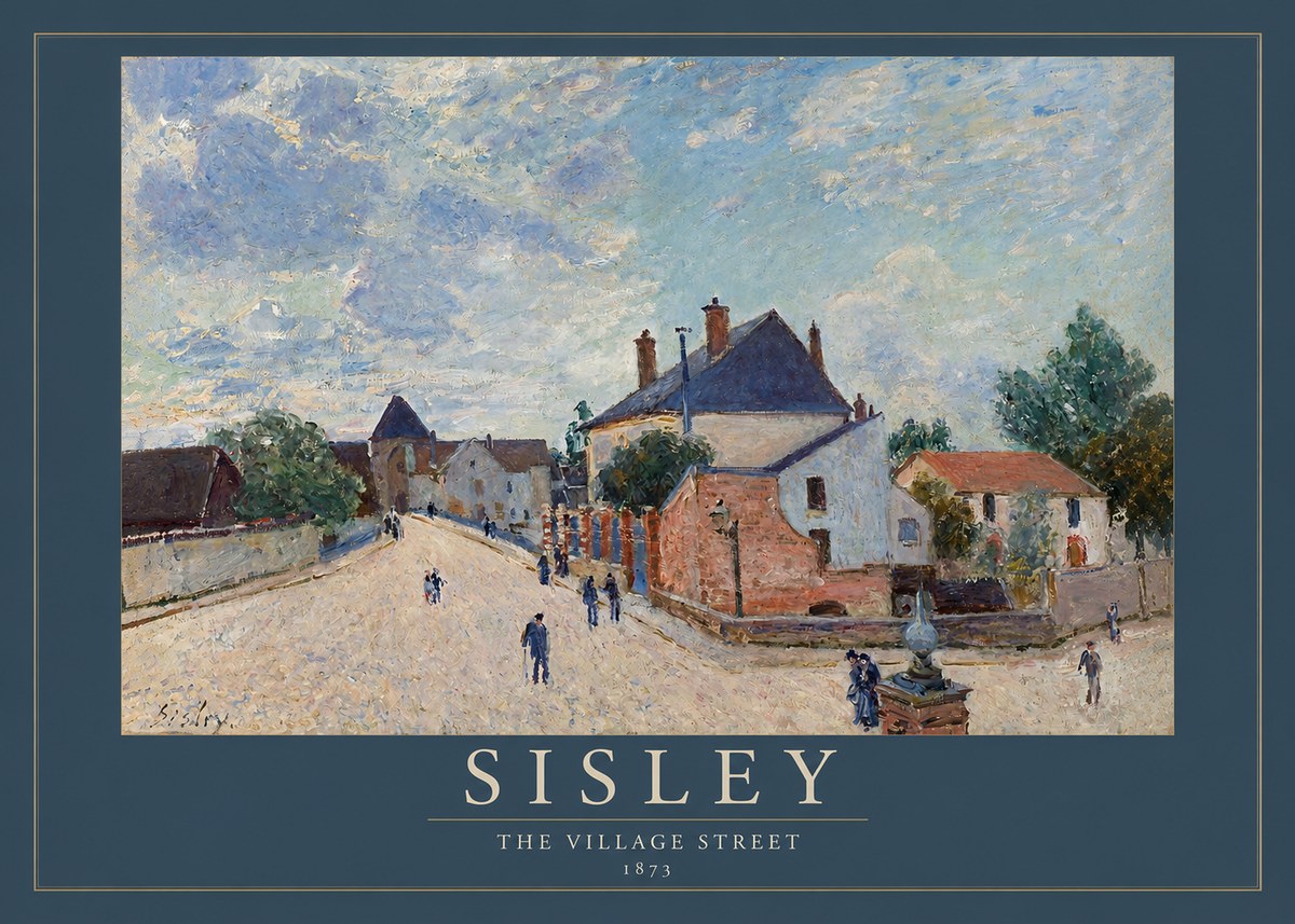 Sisley The Village Street No2 - Póster