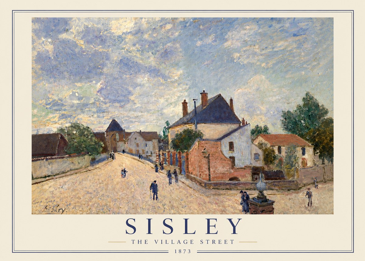 Sisley The Village Street No4 - Póster