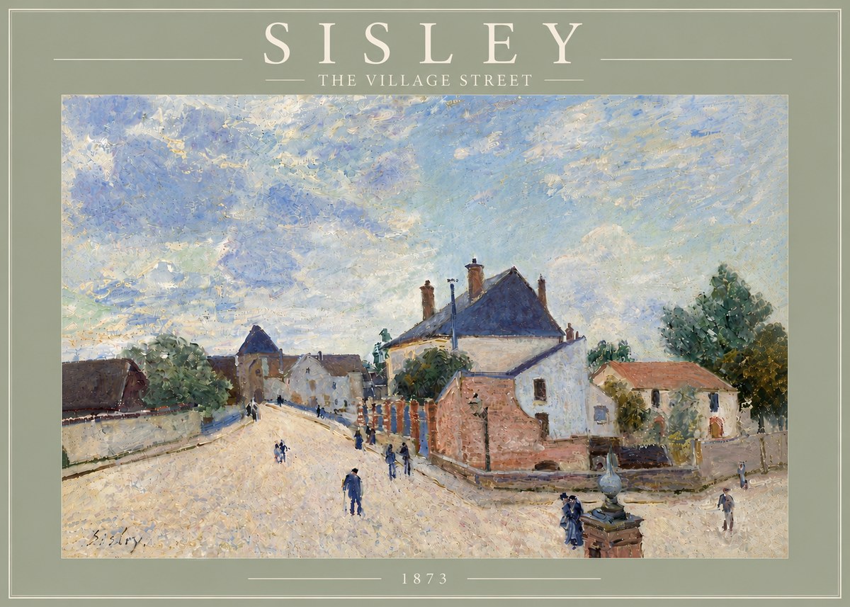 Sisley The Village Street No6 - Póster
