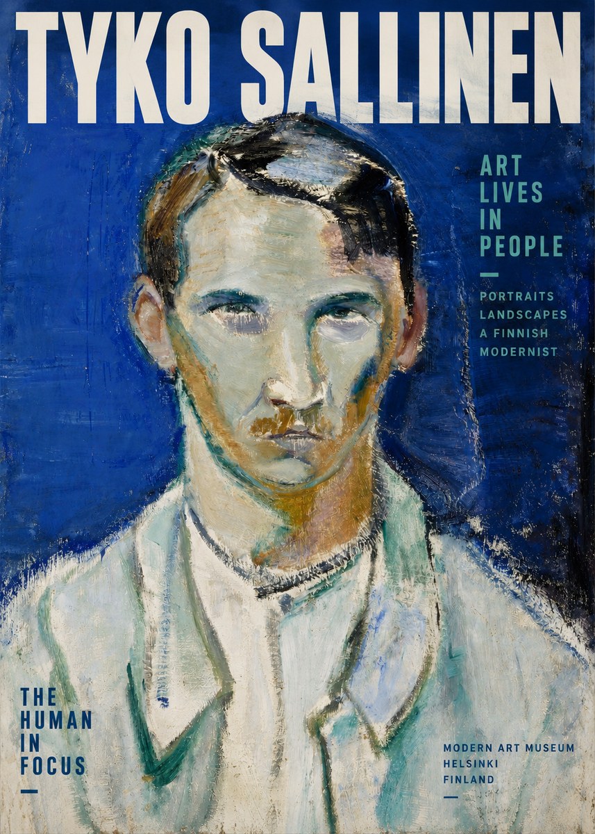 Tyko Sallinen Portrait of a Man IV No2 - Póster