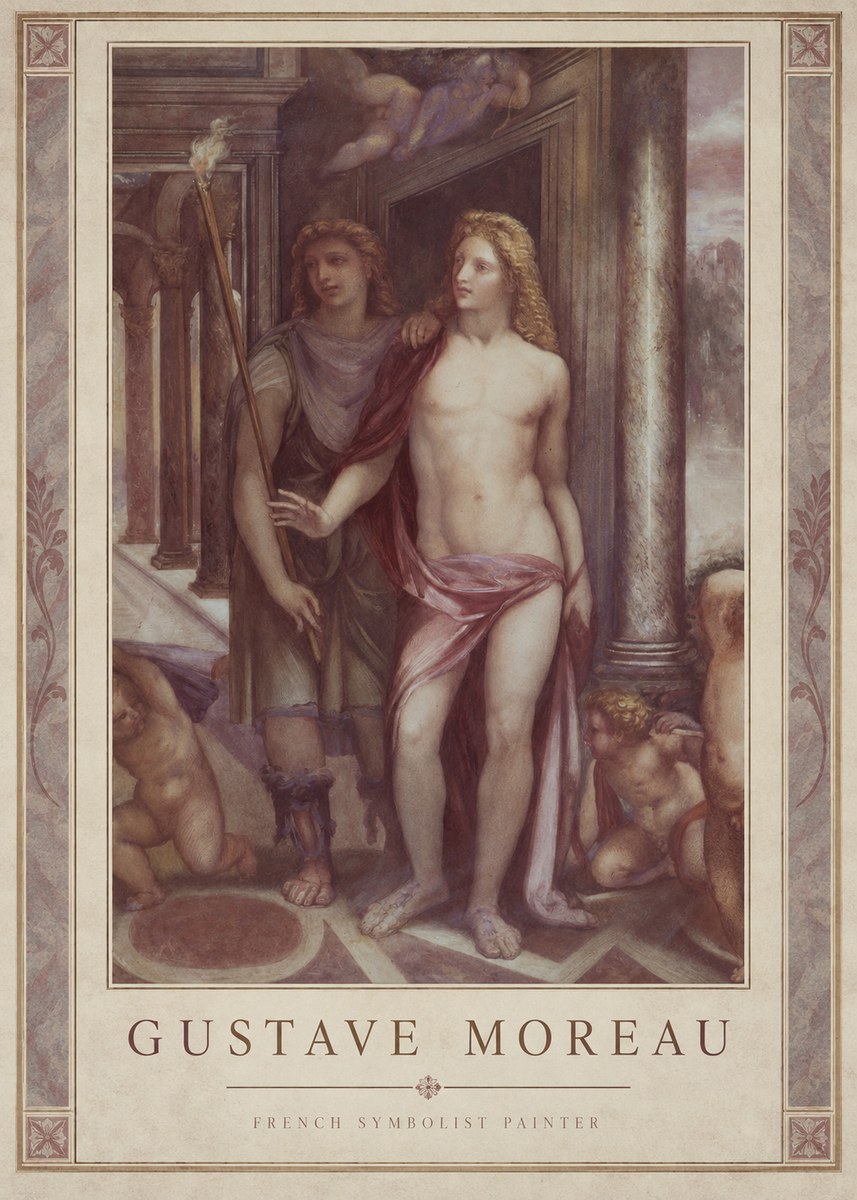 Gustave Moreau Youth No1 - Póster