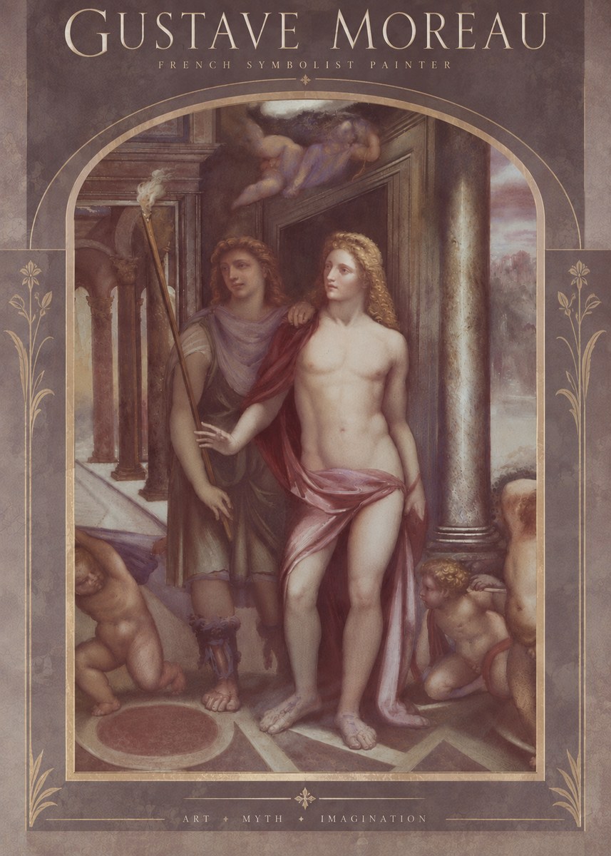 Gustave Moreau Youth No6 - Póster