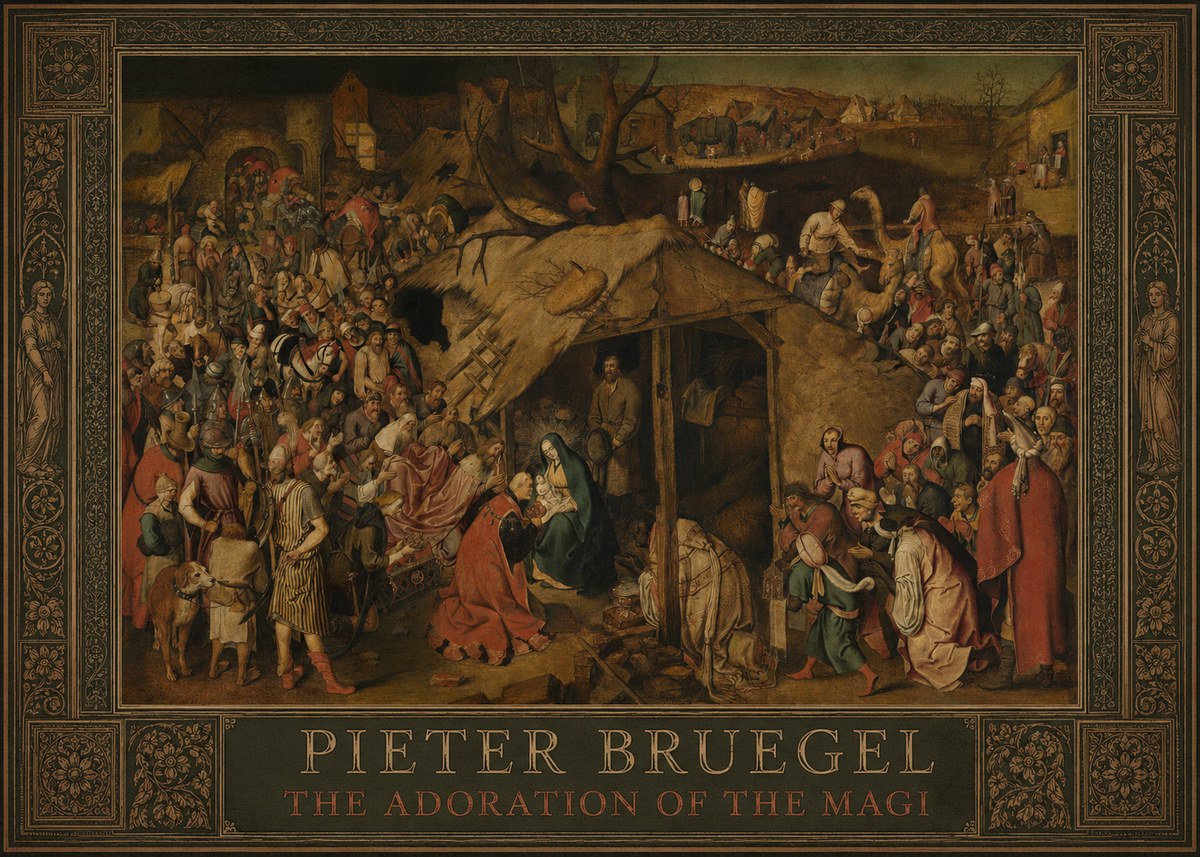 Pieter Bruegel The Adoration of the Magi No1 - Póster