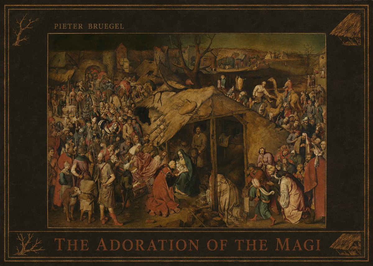 Pieter Bruegel The Adoration of the Magi No2 - Póster