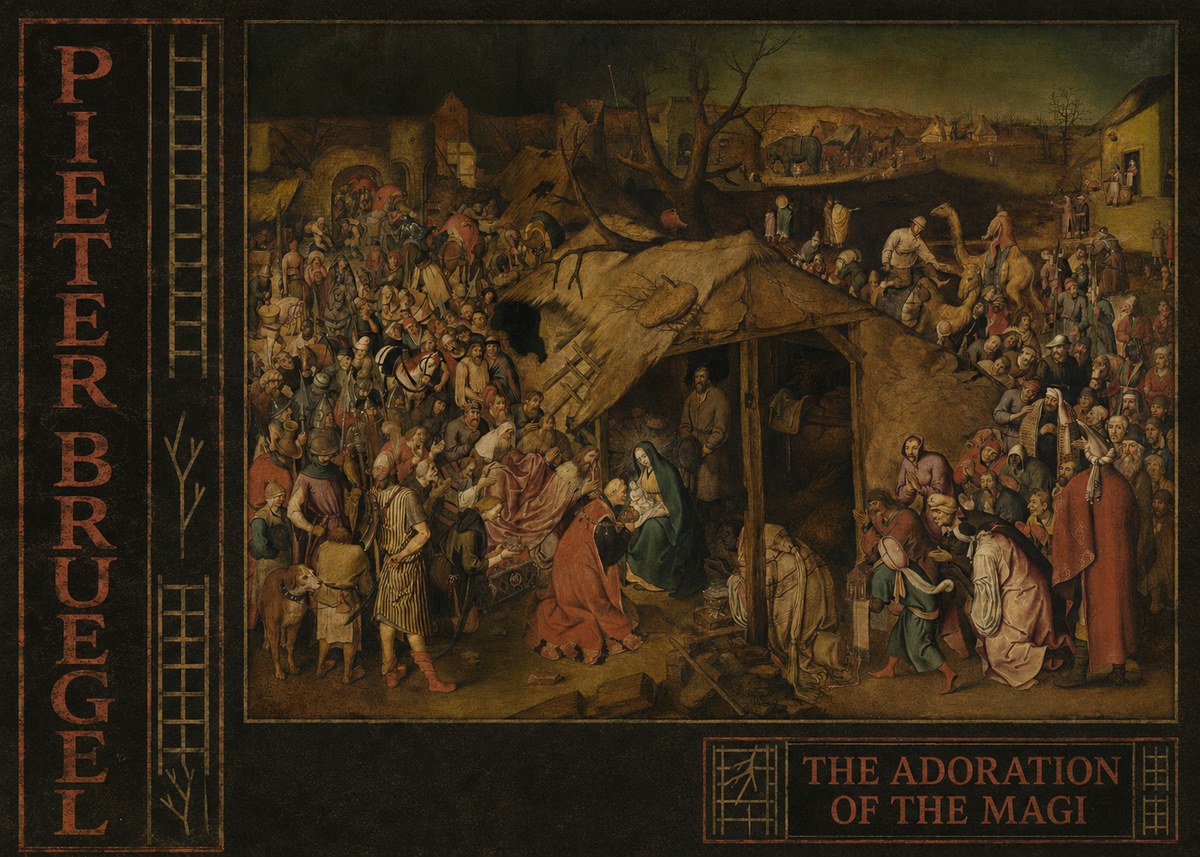 Pieter Bruegel The Adoration of the Magi No3 - Póster