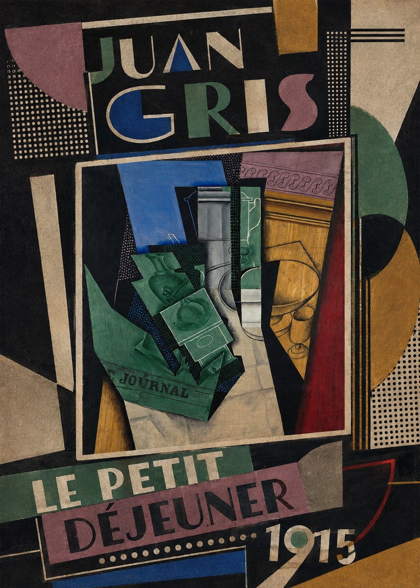 Juan Gris Le Petit Déjeuner No5 - Póster