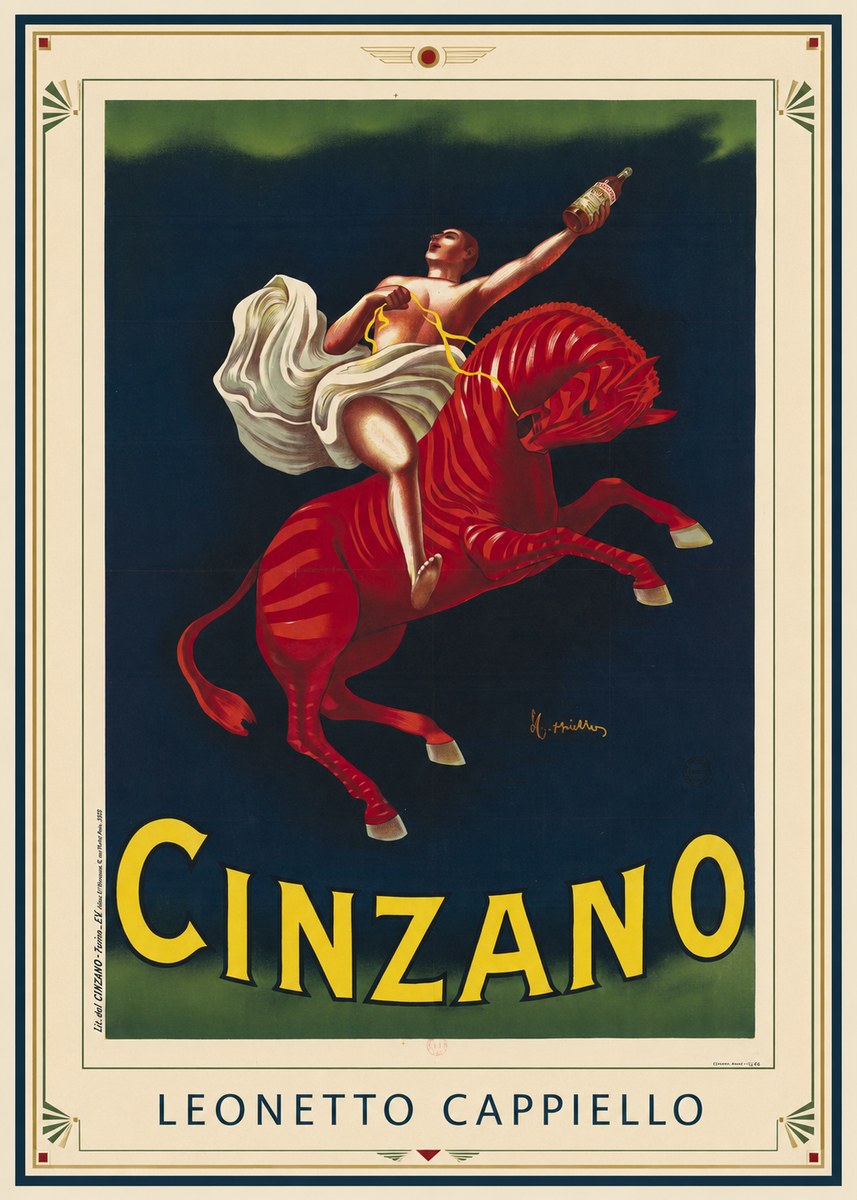 Leonetto Cappiello Cinzano No1 - Póster