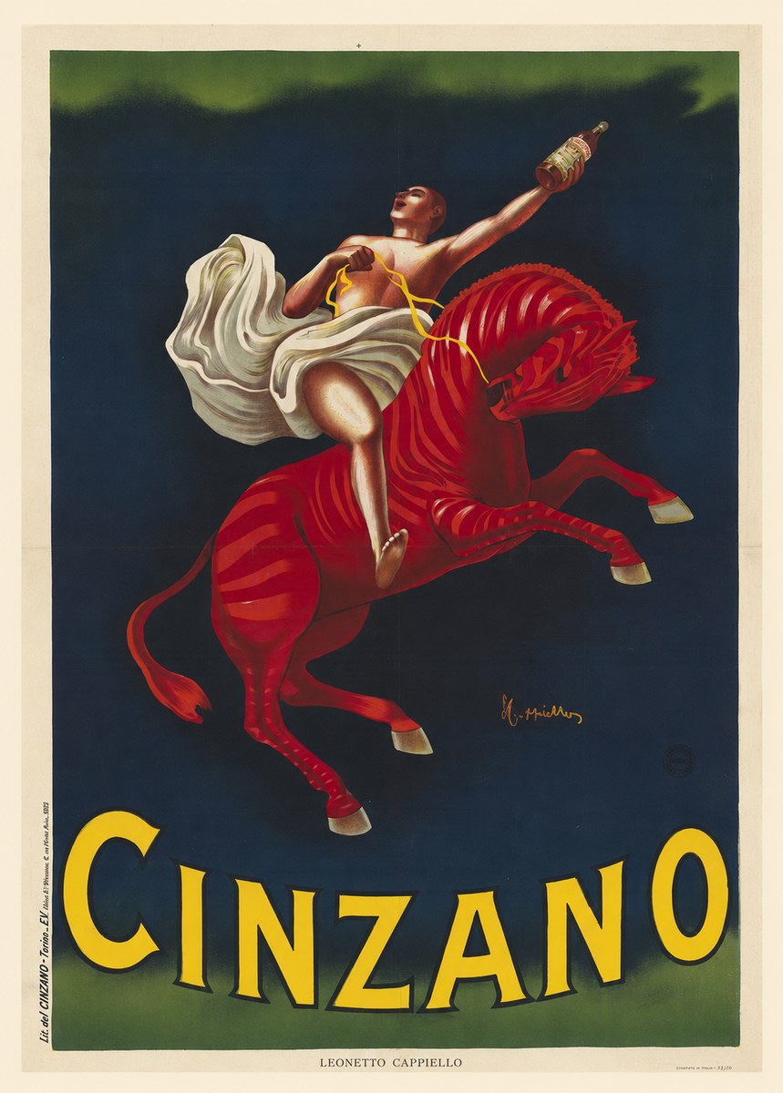 Leonetto Cappiello Cinzano No6 - Póster