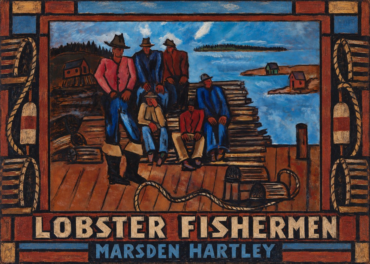 Marsden Hartley Lobster Fishermen II No1 - Póster