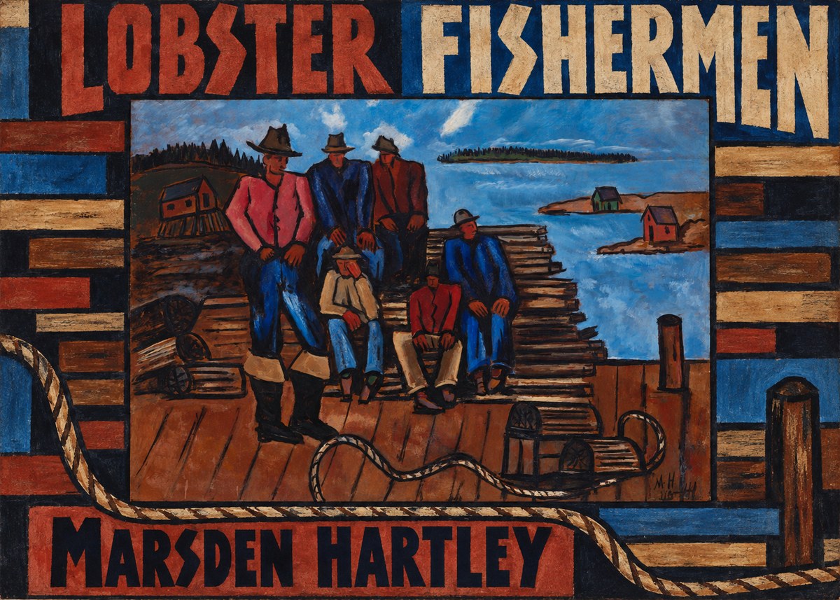 Marsden Hartley Lobster Fishermen II No3 - Póster