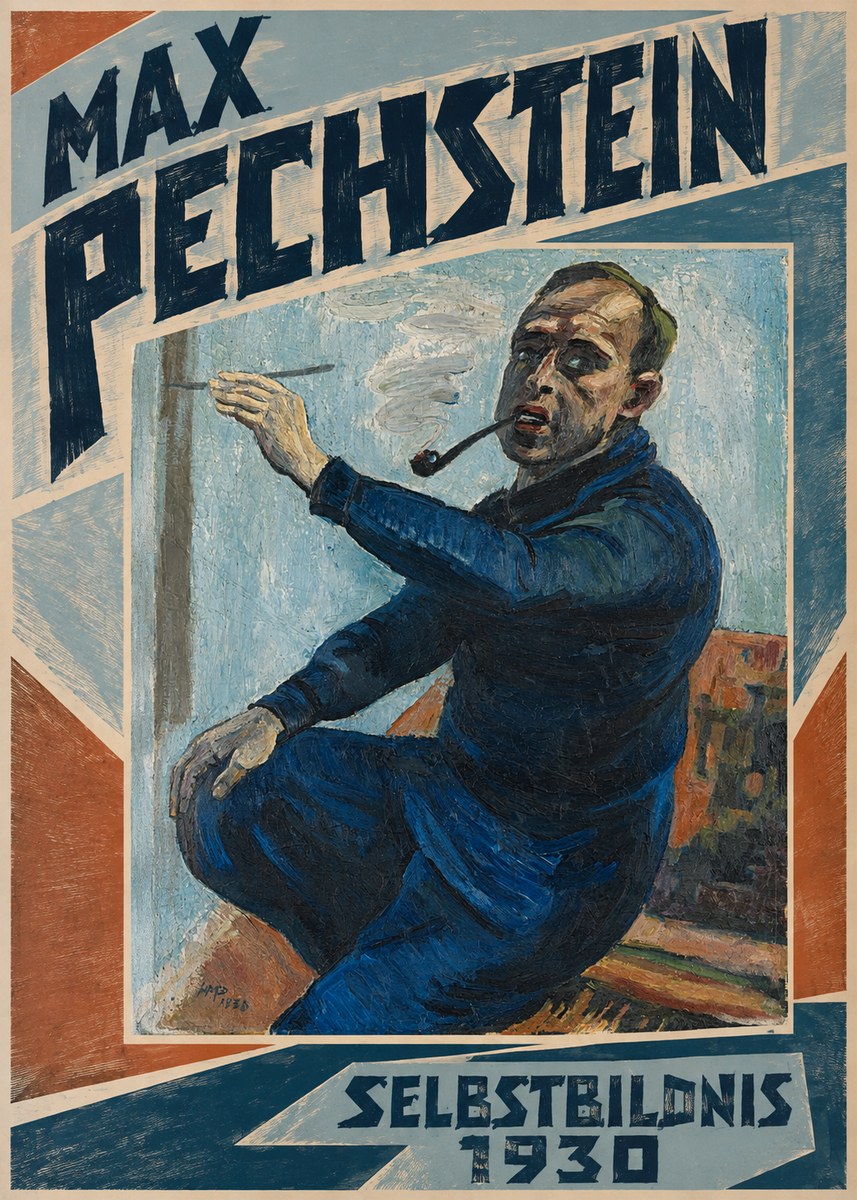 Max Pechstein Selbstbildnis No5 - Póster