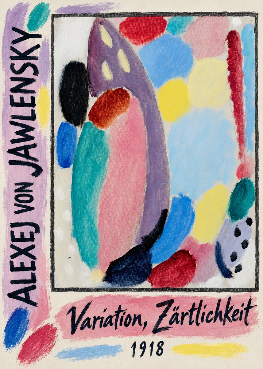 Alexej von Jawlensky Variation, Zärtlichkeit No2 - Póster