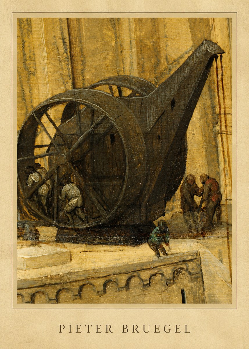 Pieter Bruegel The Crane No4 - Póster