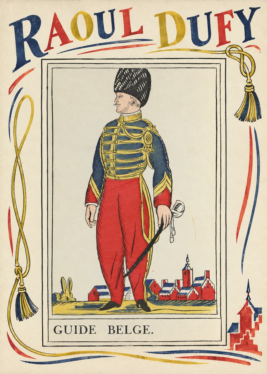 Raoul Dufy Guide Belge. No3 - Póster