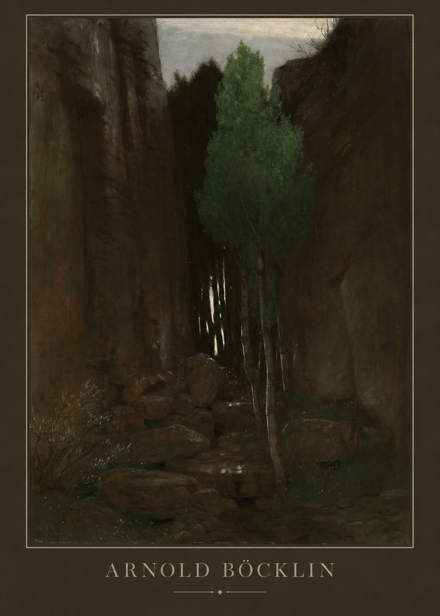 Arnold Böcklin Sacred Grove II No3 - Póster