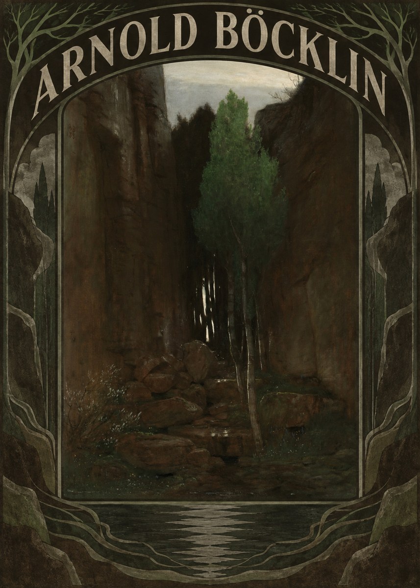 Arnold Böcklin Sacred Grove II No6 - Póster