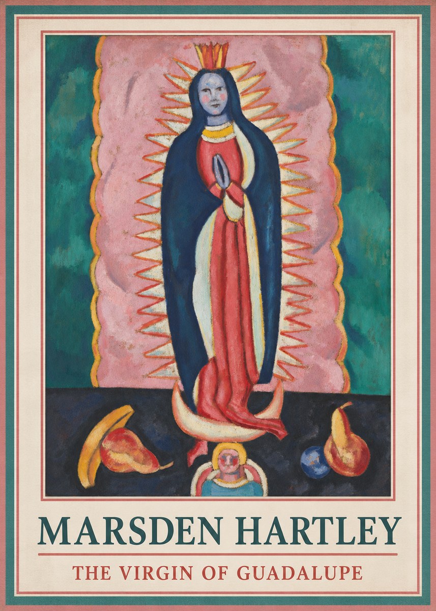 Marsden Hartley The Virgin of Guadalupe No5 - Póster