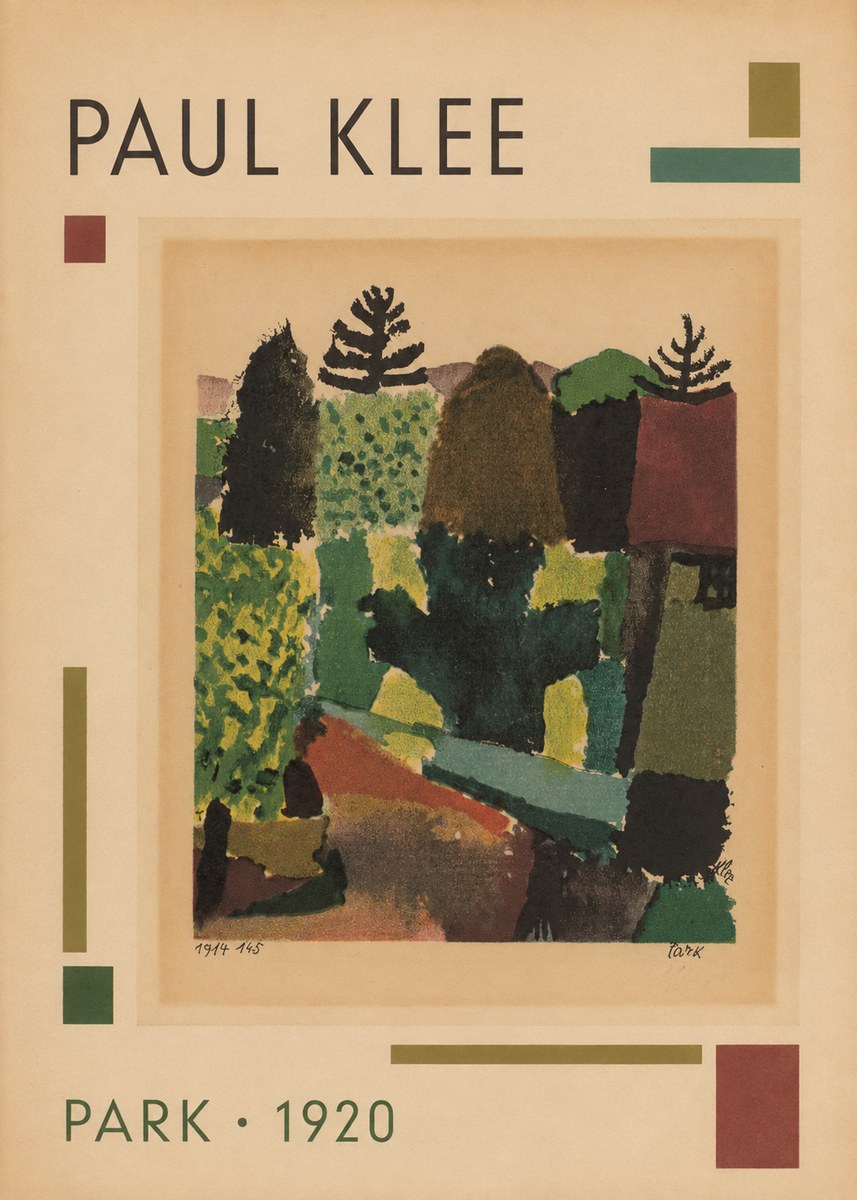 Paul Klee Park I No1 - Póster