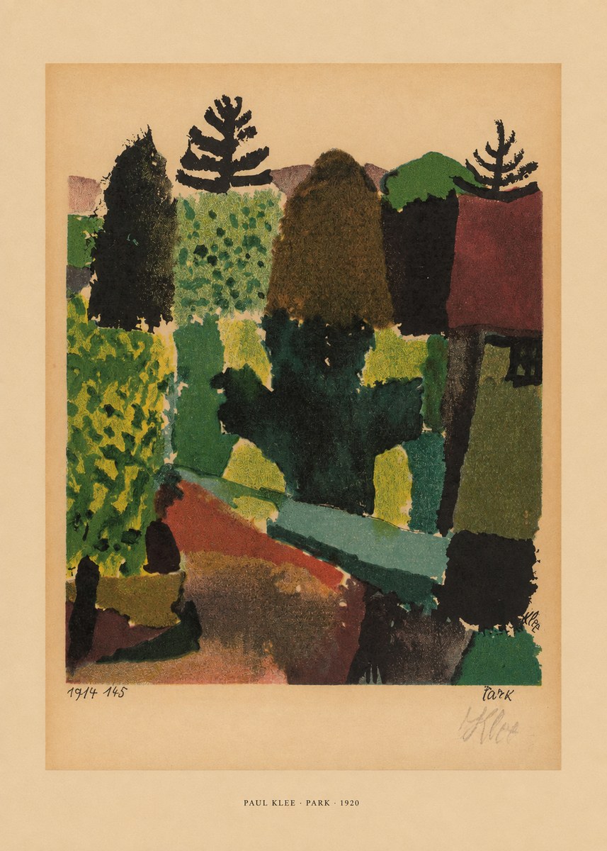Paul Klee Park I No4 - Póster
