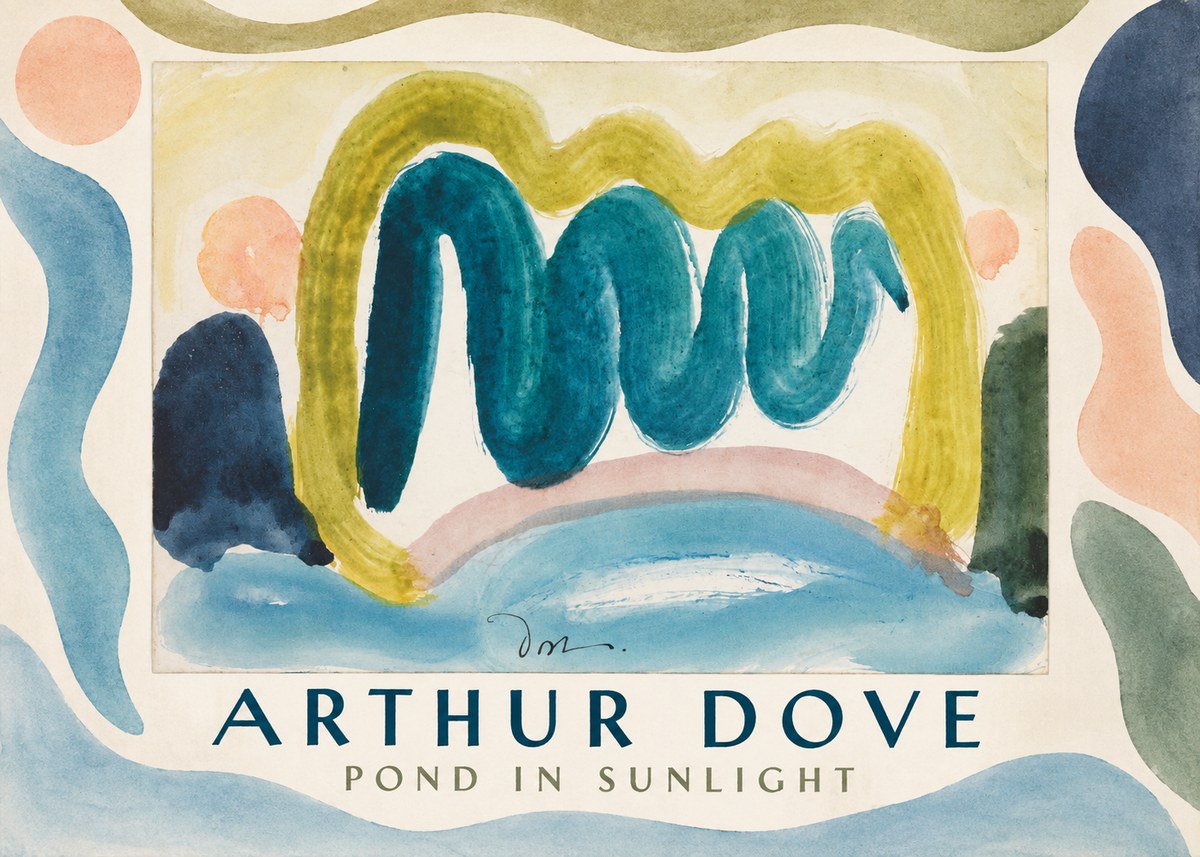Arthur Dove Pond in Sunlight No1 - Póster