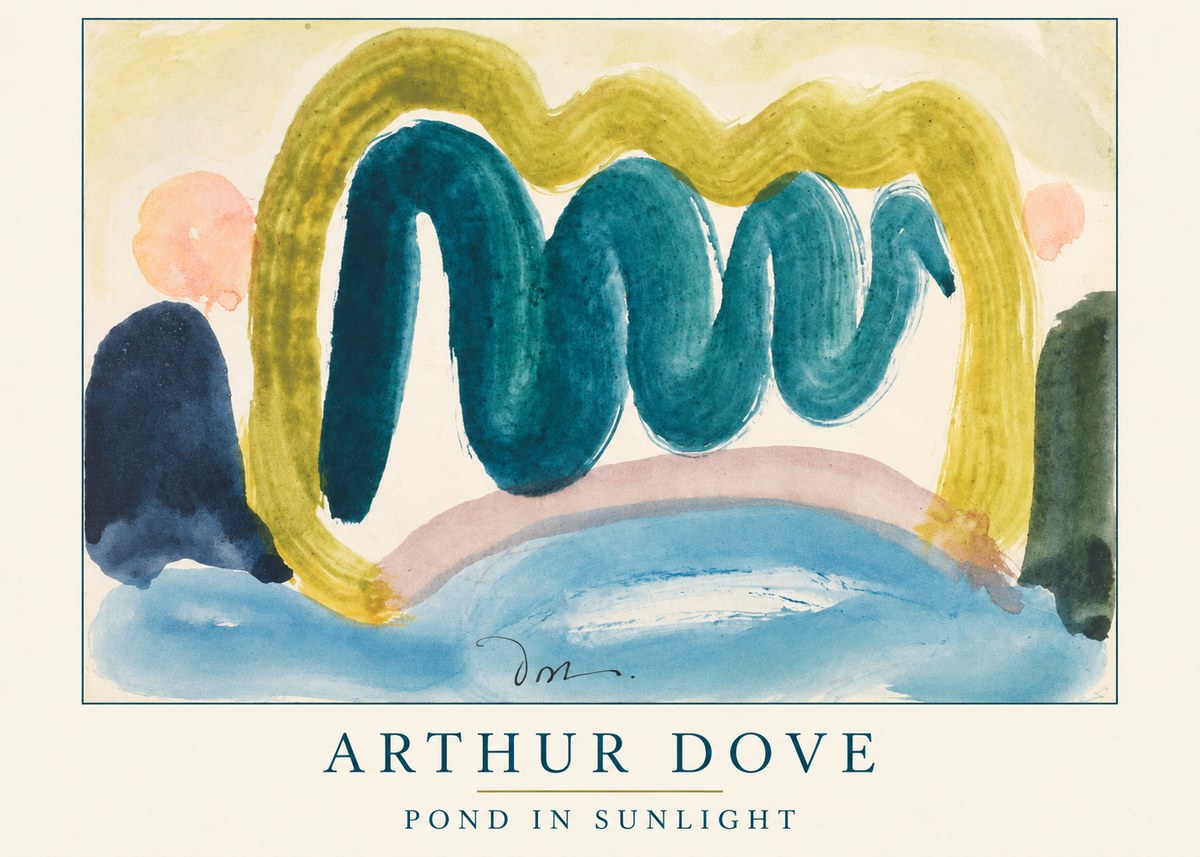 Arthur Dove Pond in Sunlight No4 - Póster