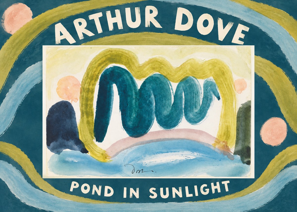 Arthur Dove Pond in Sunlight No5 - Póster