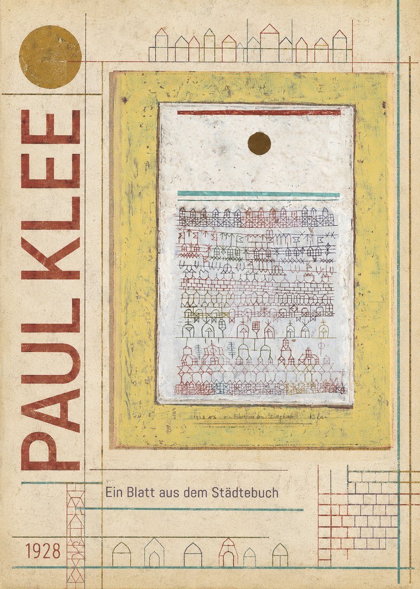 Paul Klee Ein Blatt Aus Dem Städtebuch No6 - Póster