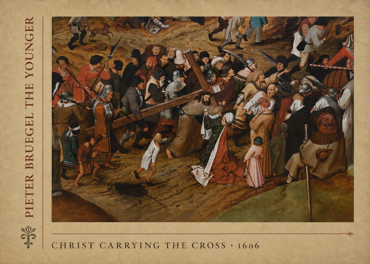 Pieter Bruegel Christ Carrying the Cross II No5 - Póster