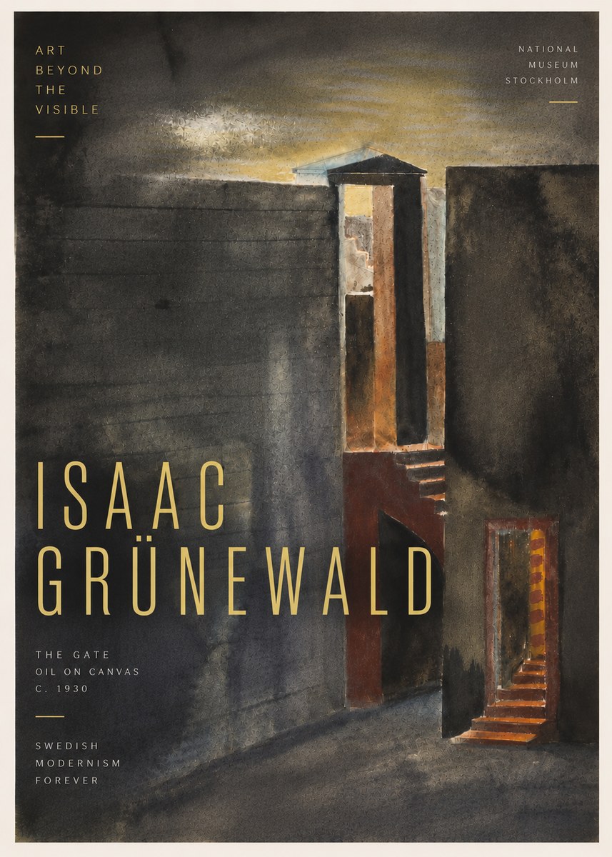 Isaac Grünewald Architectural Fantasy No6 - Póster