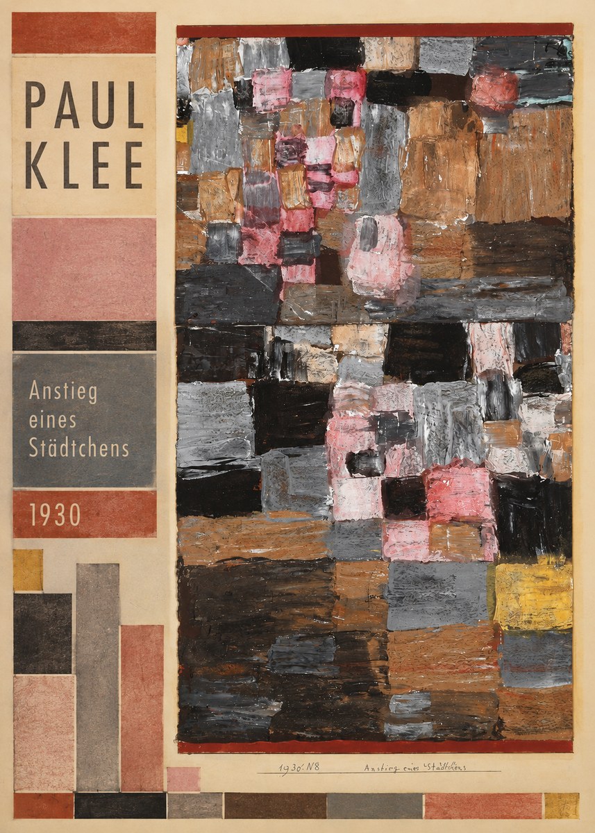 Paul Klee Anstieg Eines Städtchens No3 - Póster
