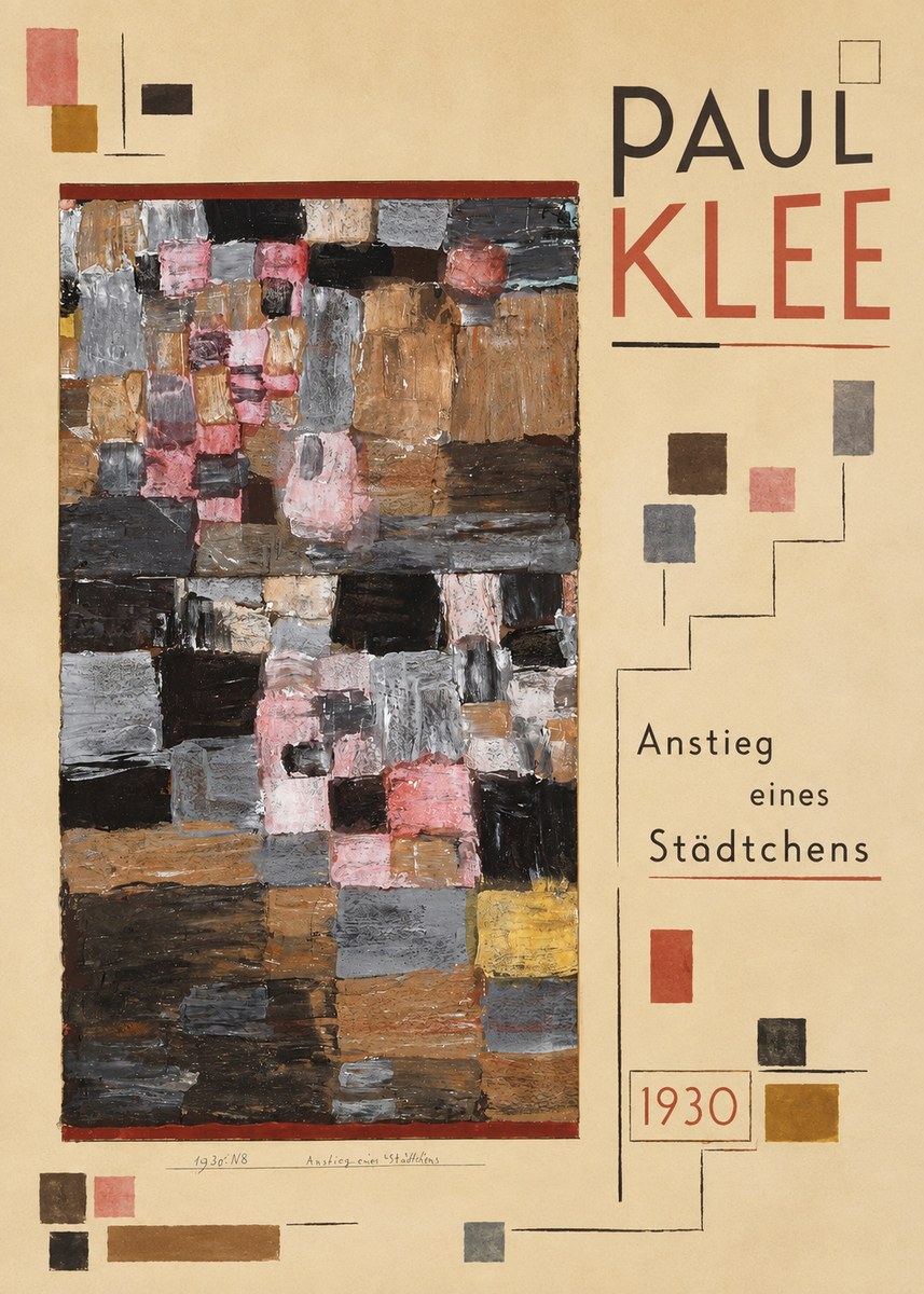 Paul Klee Anstieg Eines Städtchens No5 - Póster