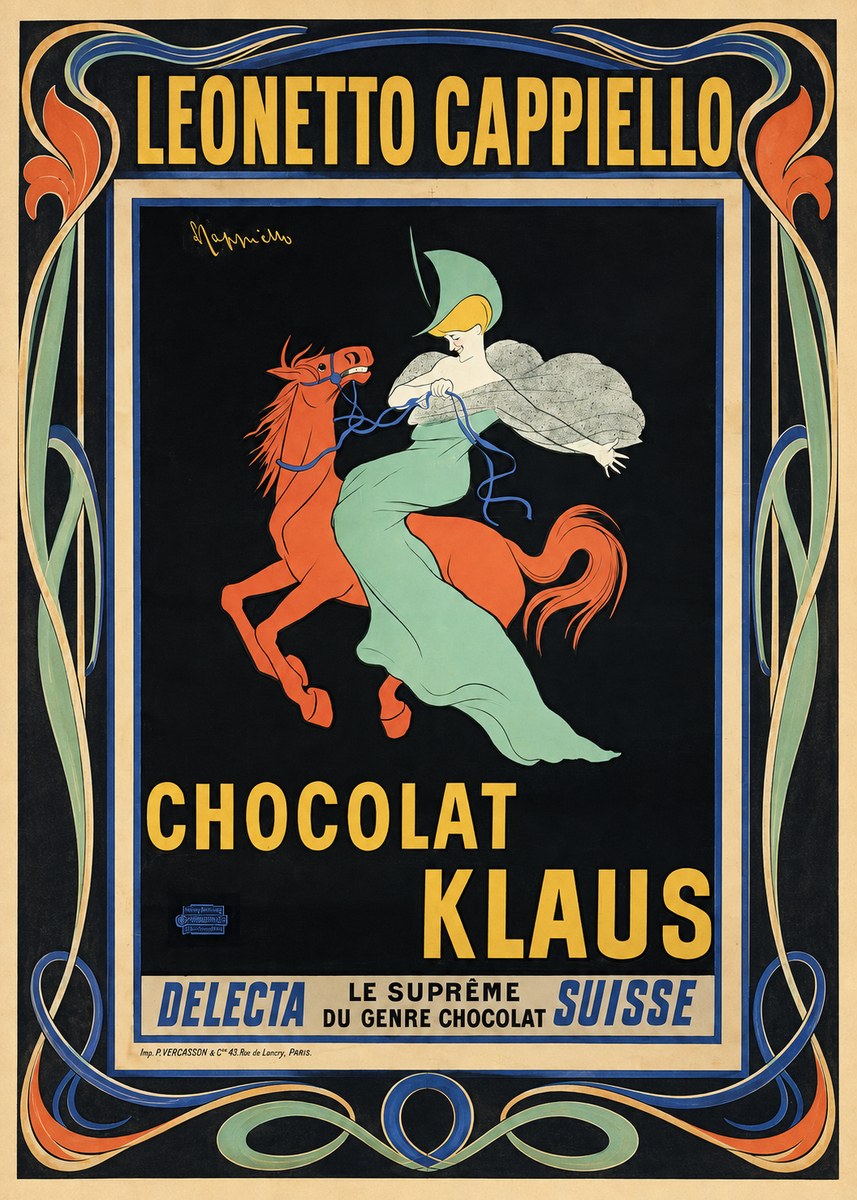 Leonetto Cappiello Chocolat Klaus II No1 - Póster