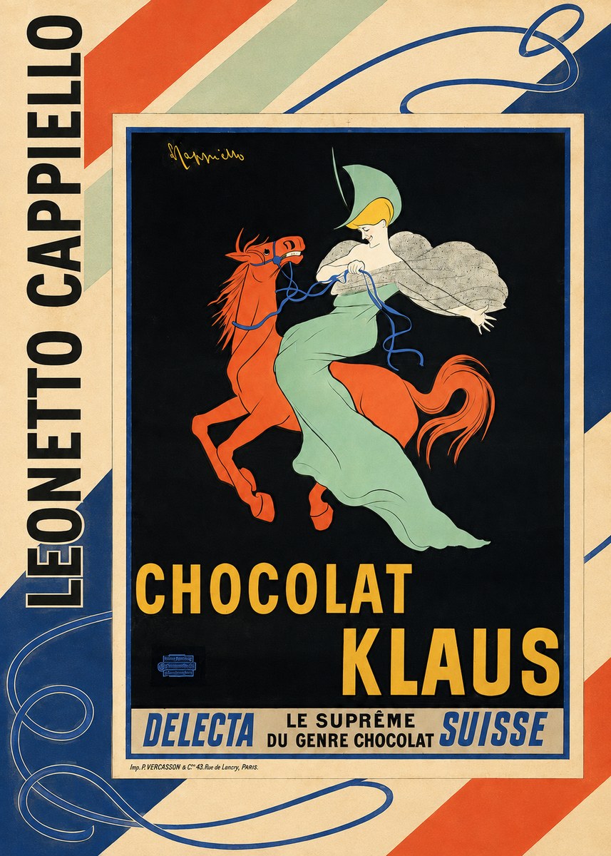 Leonetto Cappiello Chocolat Klaus II No2 - Póster