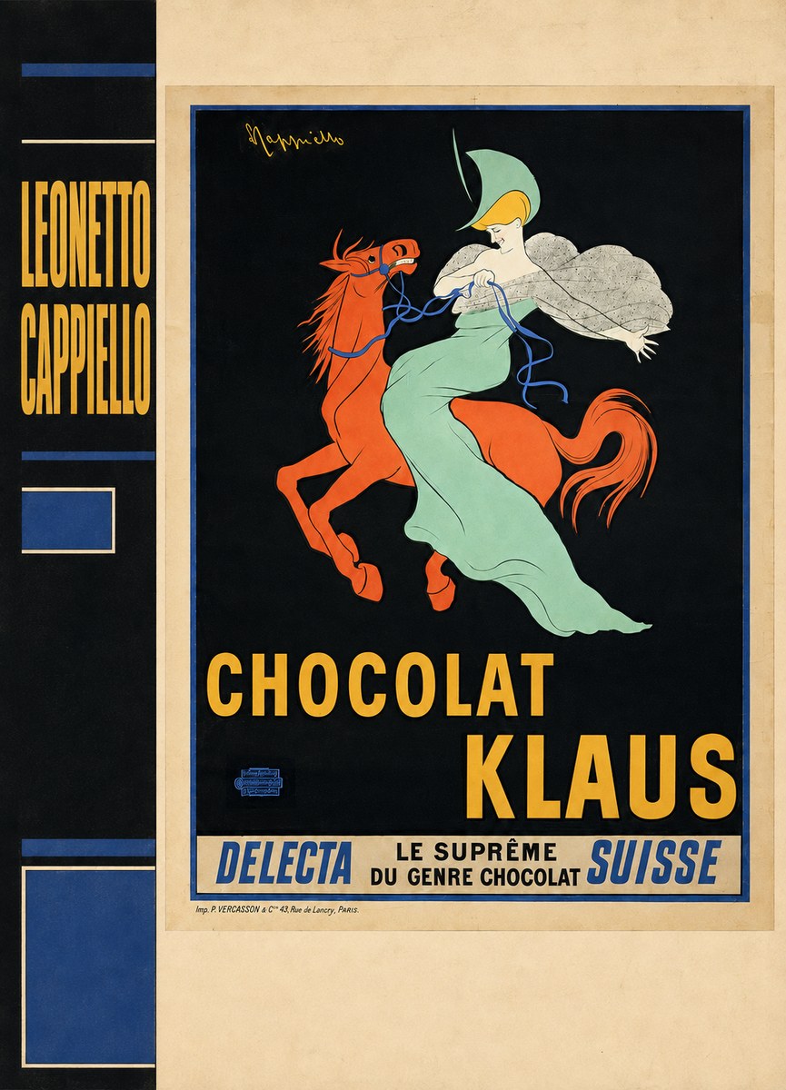 Leonetto Cappiello Chocolat Klaus II No5 - Póster