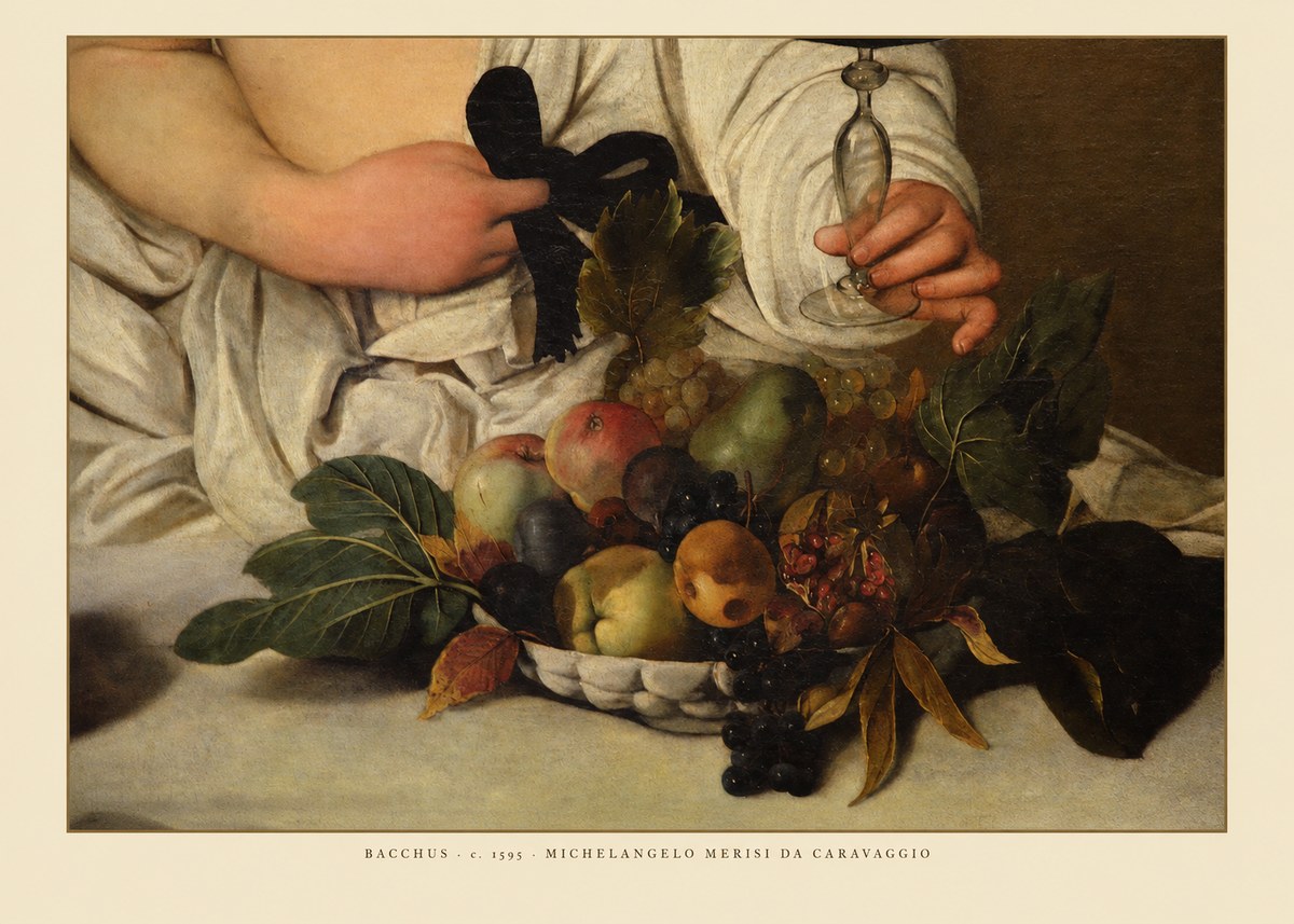 Michelangelo Merisi da Caravaggio Bacchus II No6 - Póster