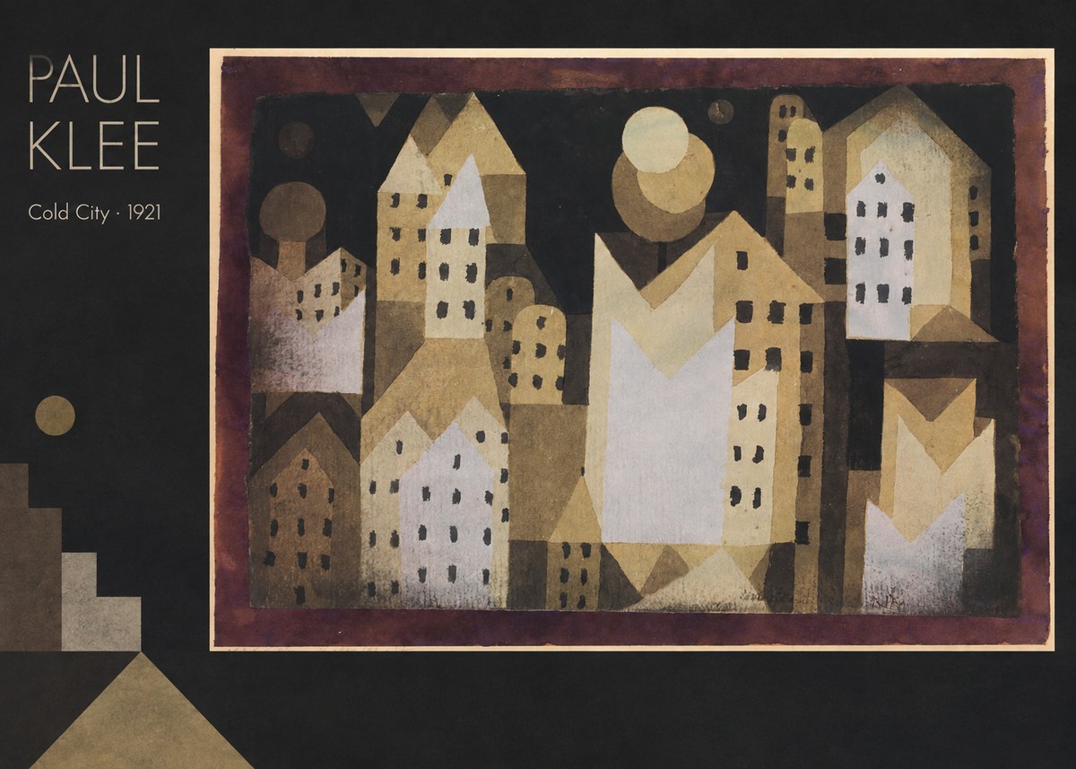Paul Klee Cold City No2 - Póster