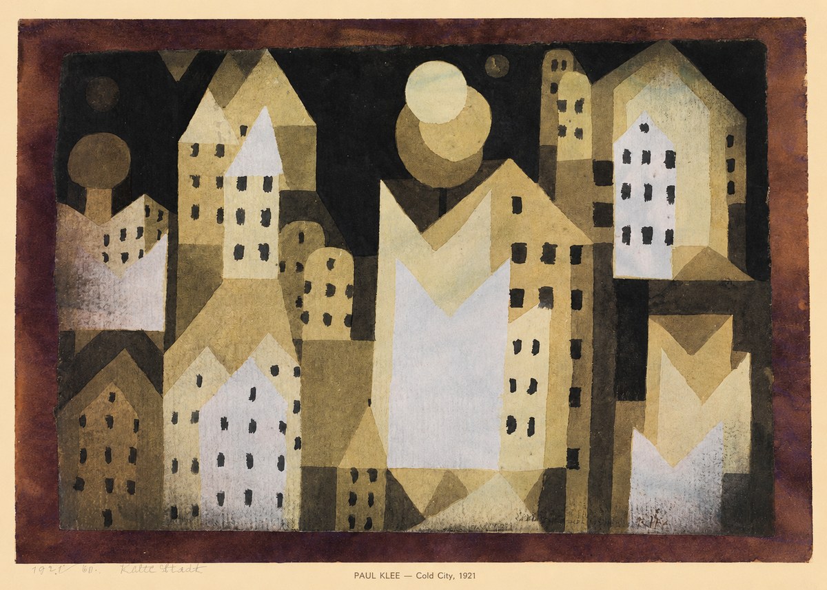 Paul Klee Cold City No6 - Póster