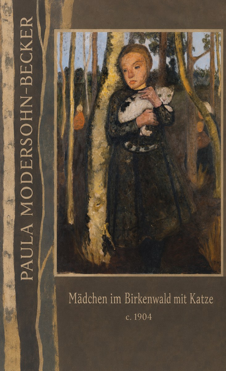 Paula Modersohn-Becker Mädchen Im Birkenwald Mit Katze No2 - Póster