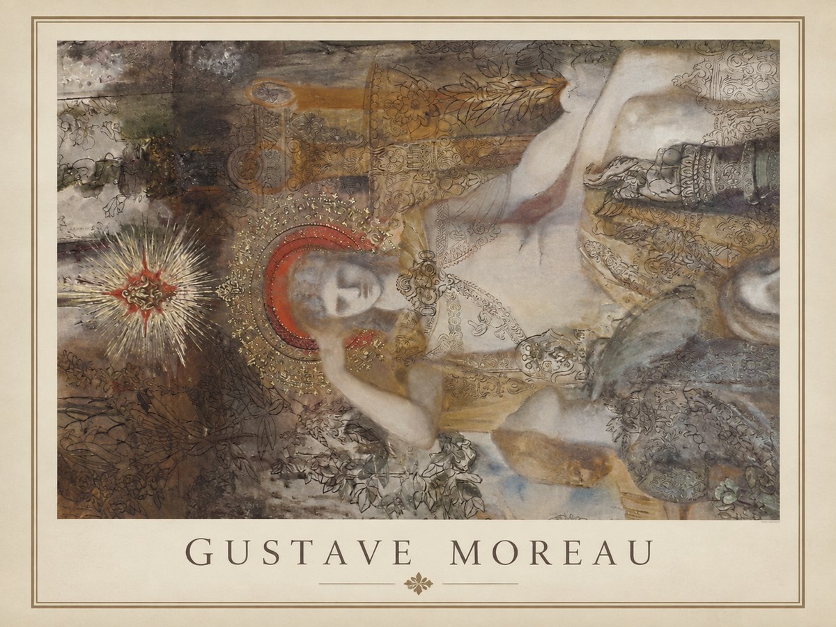 Gustave Moreau Saint Sebastian II No1 - Póster