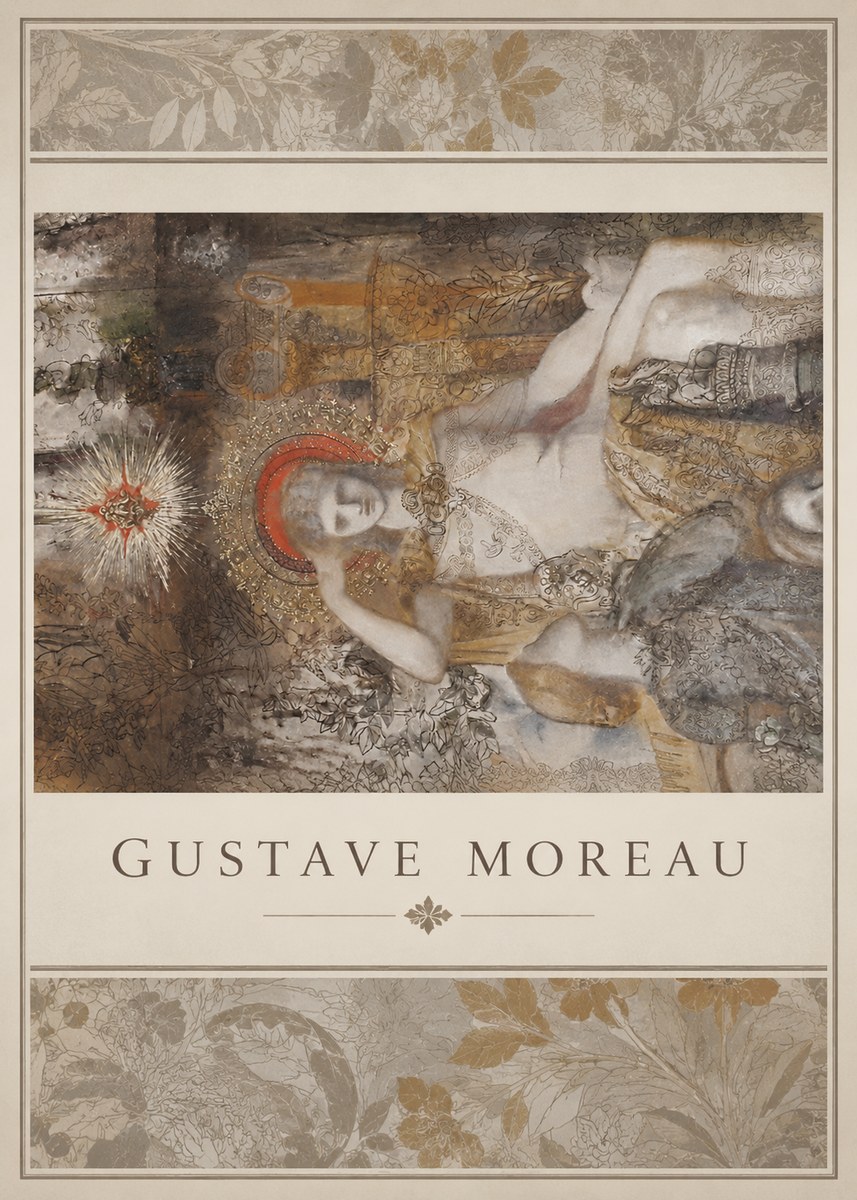 Gustave Moreau Saint Sebastian II No2 - Póster