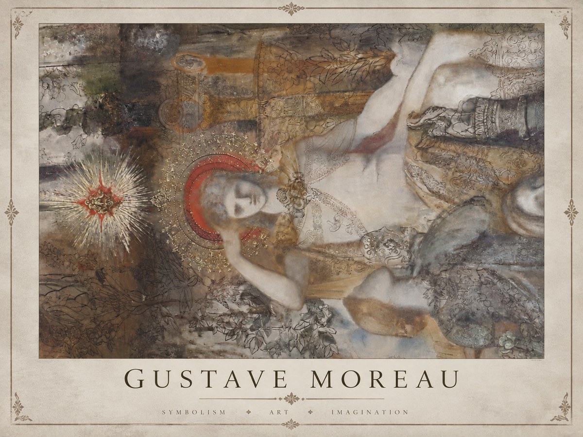 Gustave Moreau Saint Sebastian II No3 - Póster