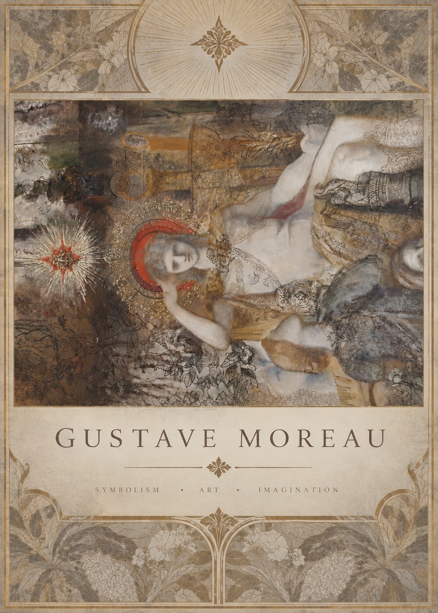 Gustave Moreau Saint Sebastian II No6 - Póster