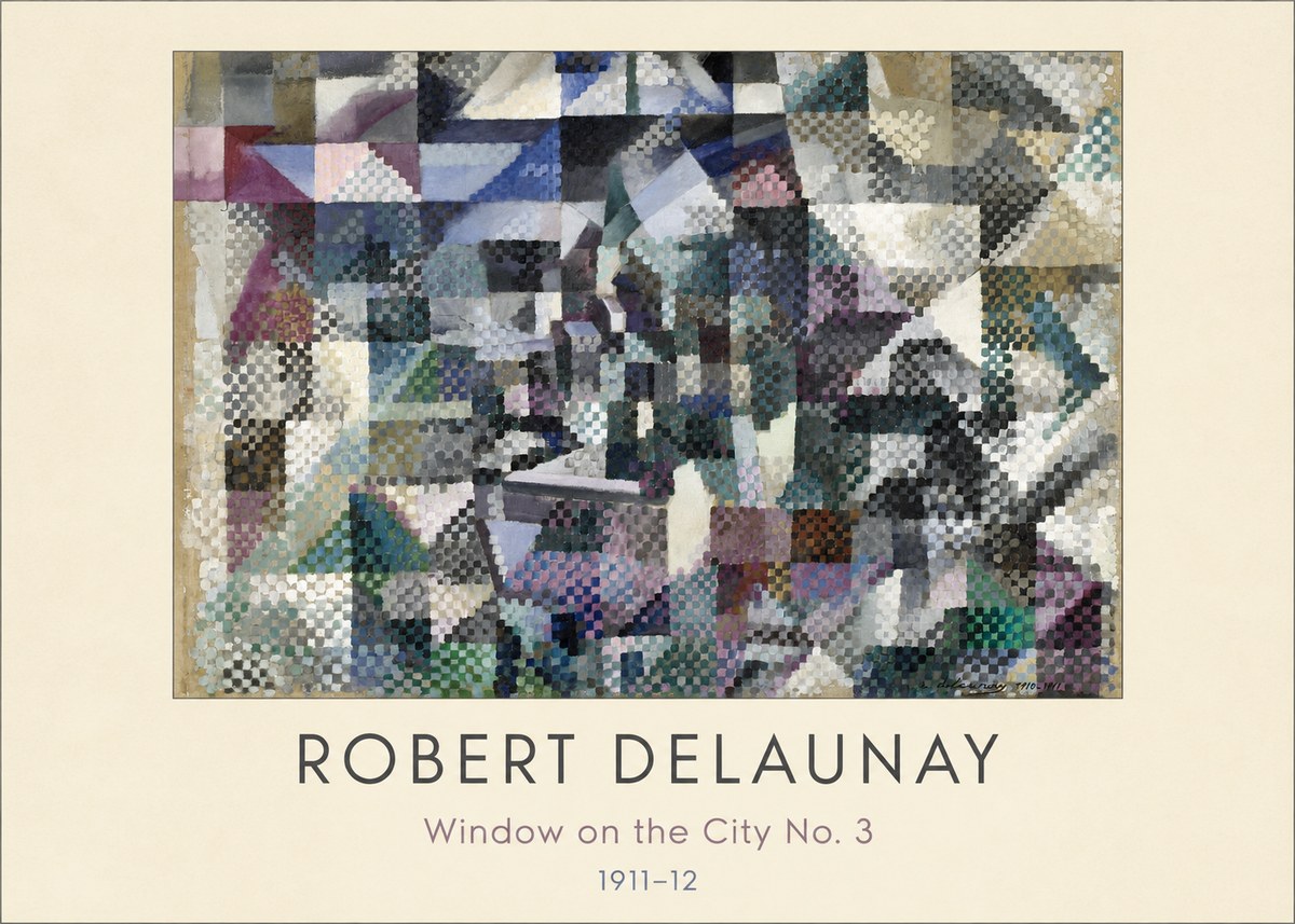 Robert Delaunay Window on the City No. 3 No4 - Póster