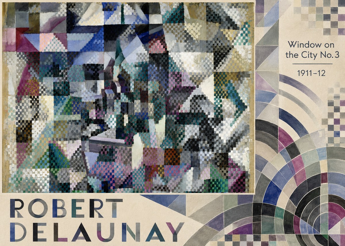Robert Delaunay Window on the City No. 3 No6 - Póster