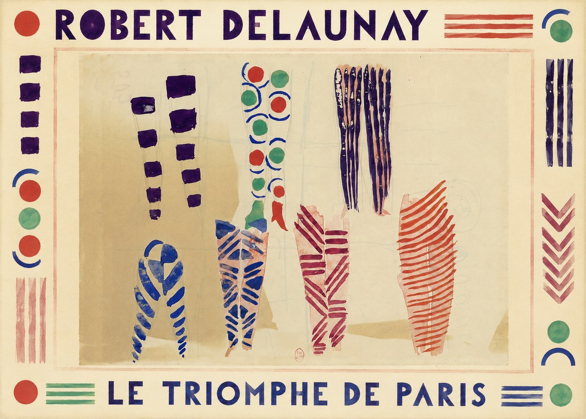 Robert Delaunay Le Triomphe De Paris IV No1 - Póster