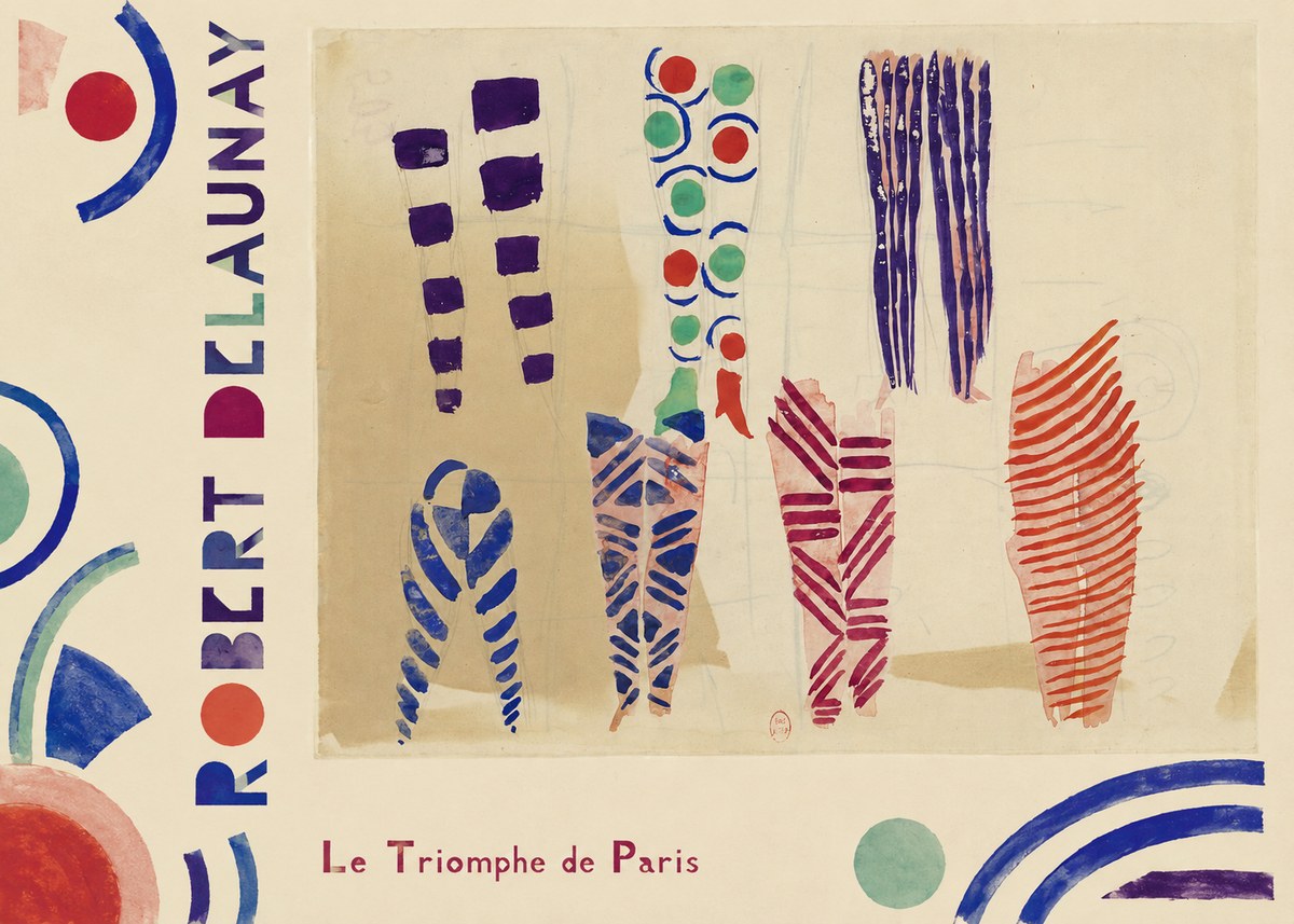 Robert Delaunay Le Triomphe De Paris IV No2 - Póster