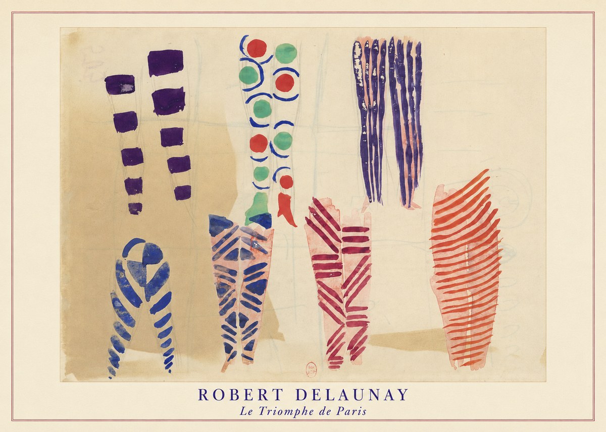 Robert Delaunay Le Triomphe De Paris IV No3 - Póster